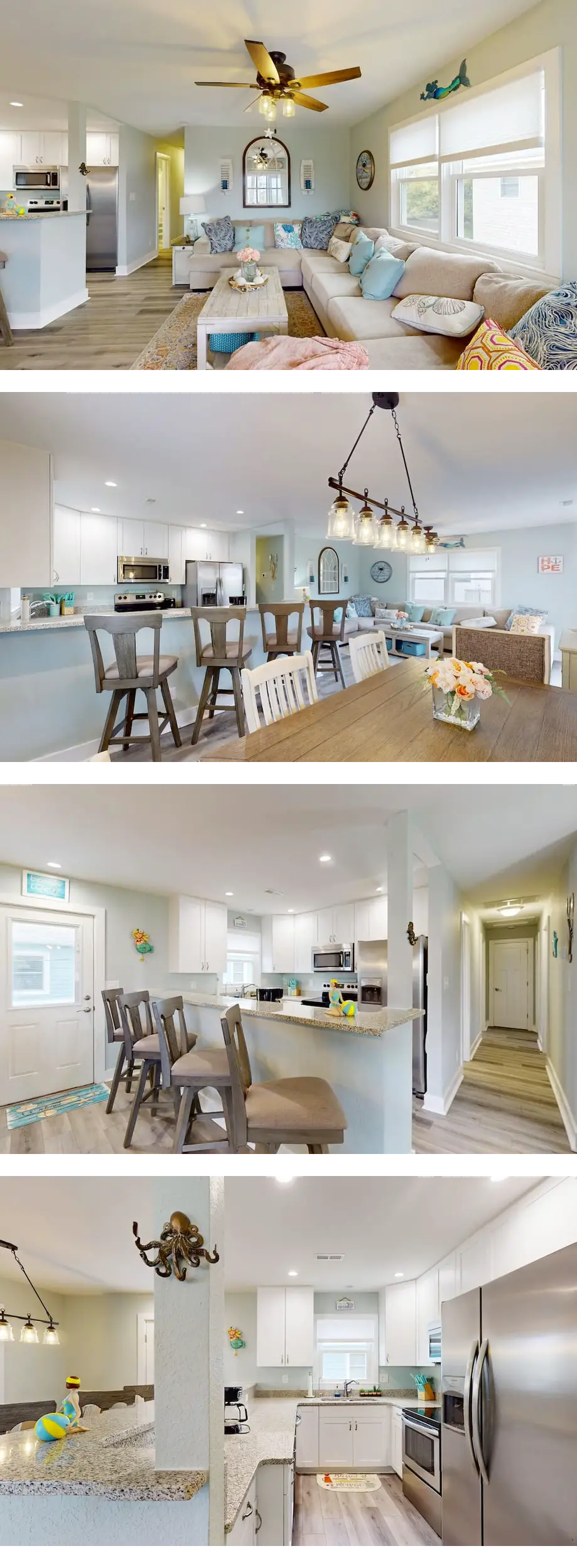 Adorable beachside home with screened po...
