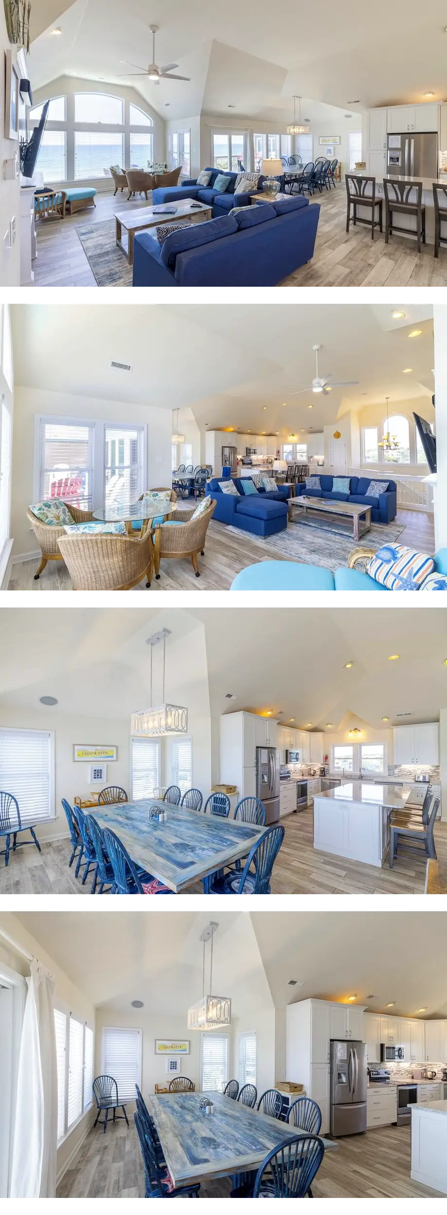 Beautiful oceanfront home in Duck with g...