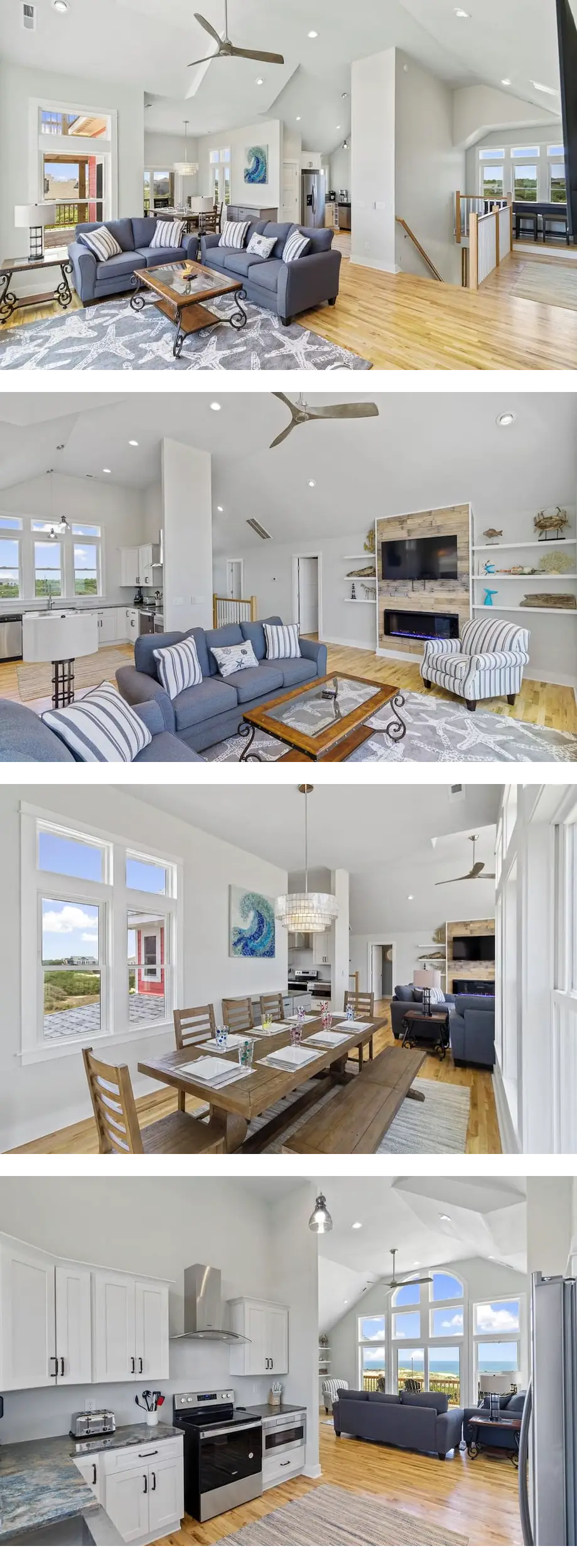 Newly built oceanside home situated amon...