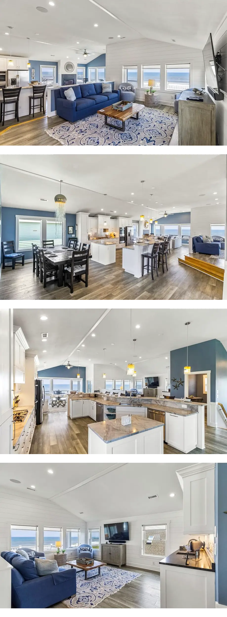 Duck oceanfront home with theater room a...