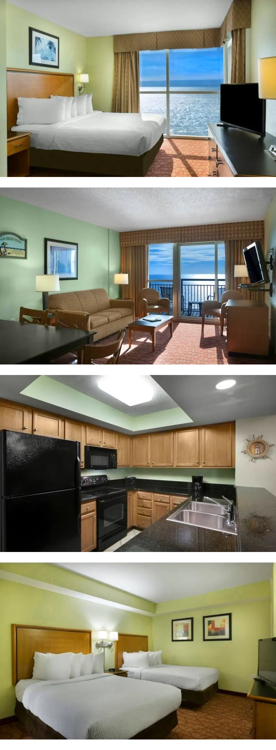 Oceanfront Deluxe 2 Bedroom with Dual Ba...