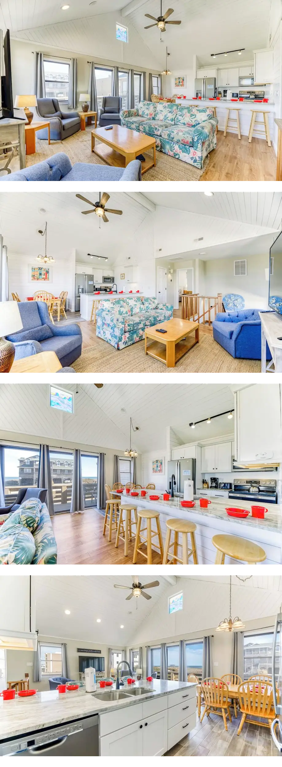 Semi-oceanfront duplex just 100 feet fro...