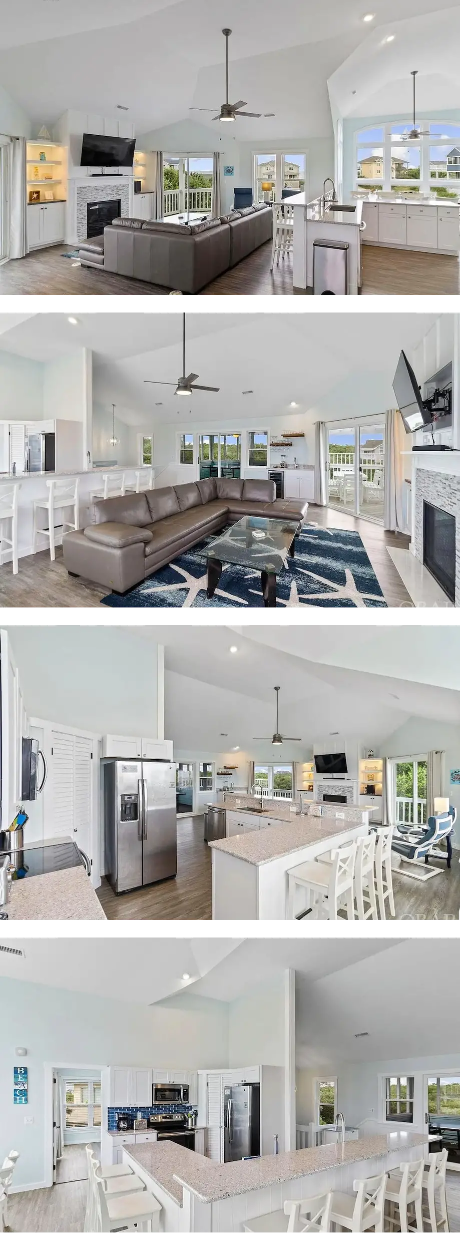 6-bedroom semi-oceanfront house in Corol...
