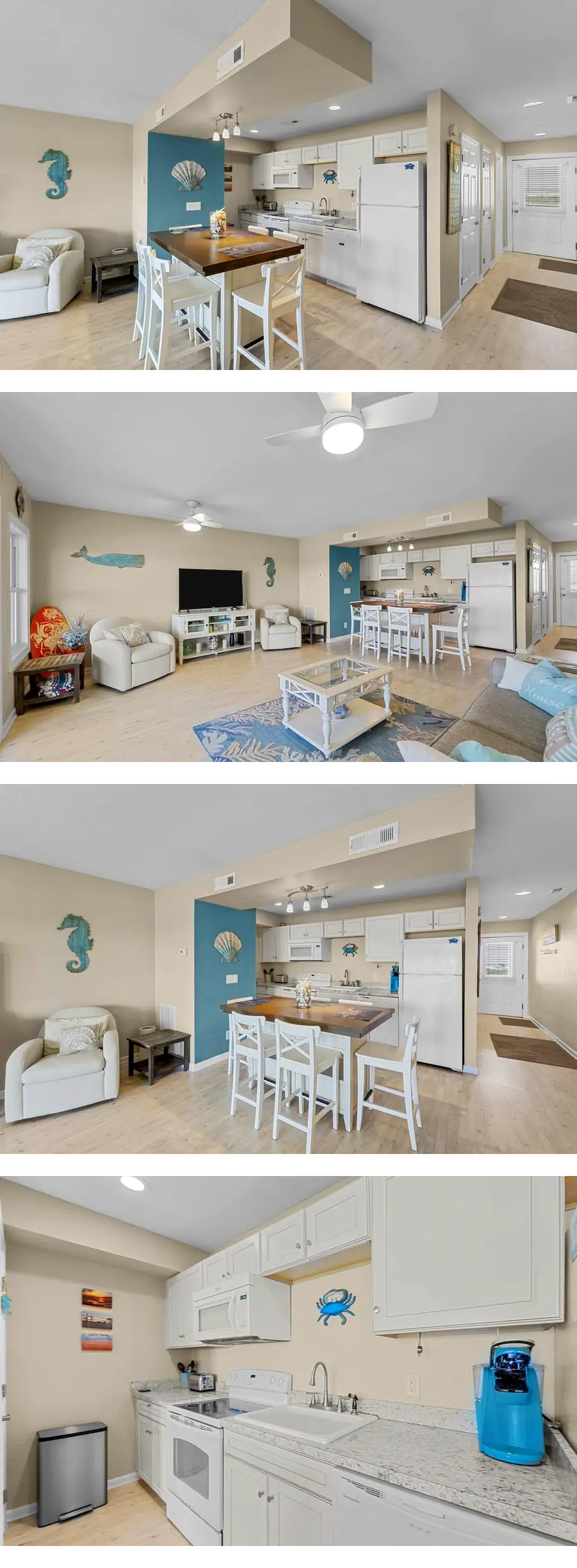 Cozy Beach Condo with Water views, Full ...