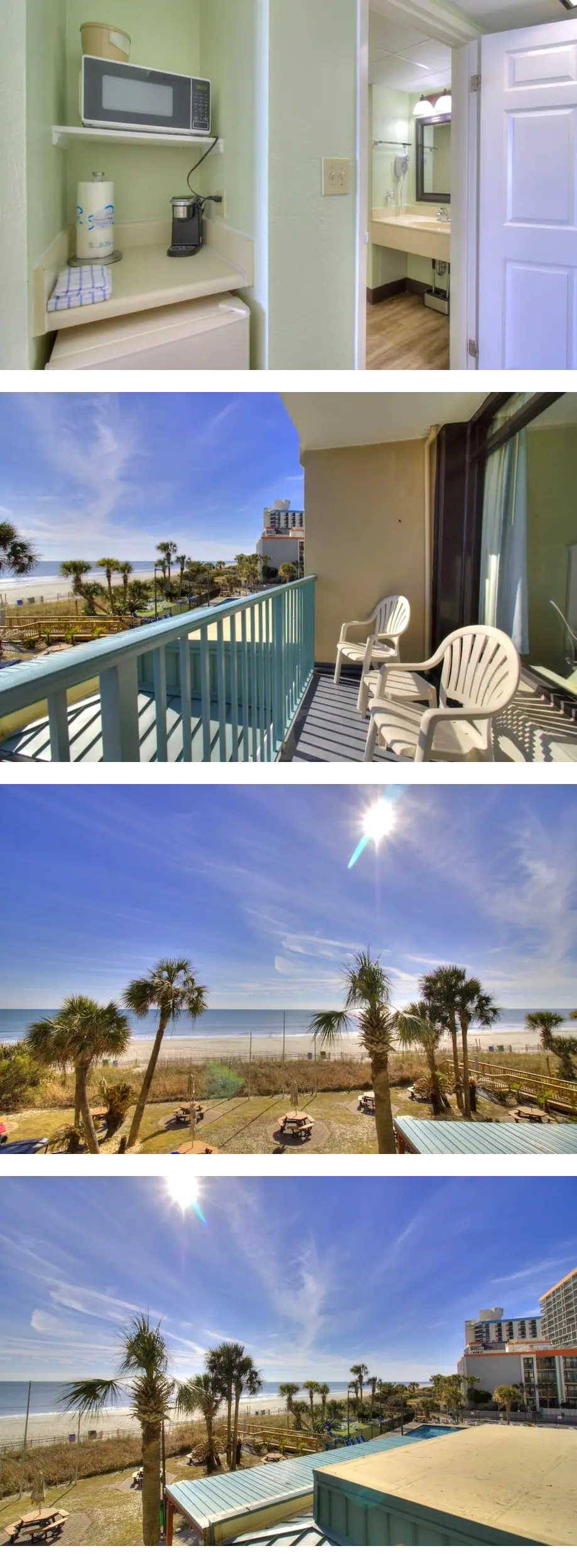 Charming Oceanfront Efficiency at Sand D...