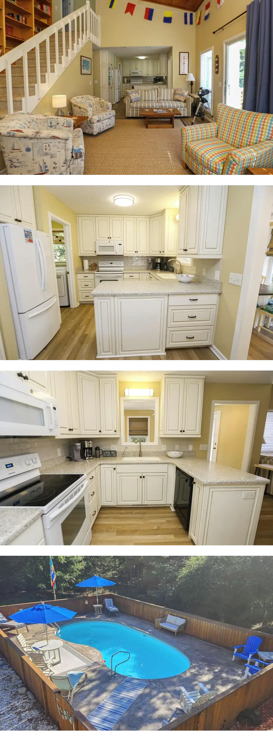 Peaceful 3 BR Home with Private Pool & D...