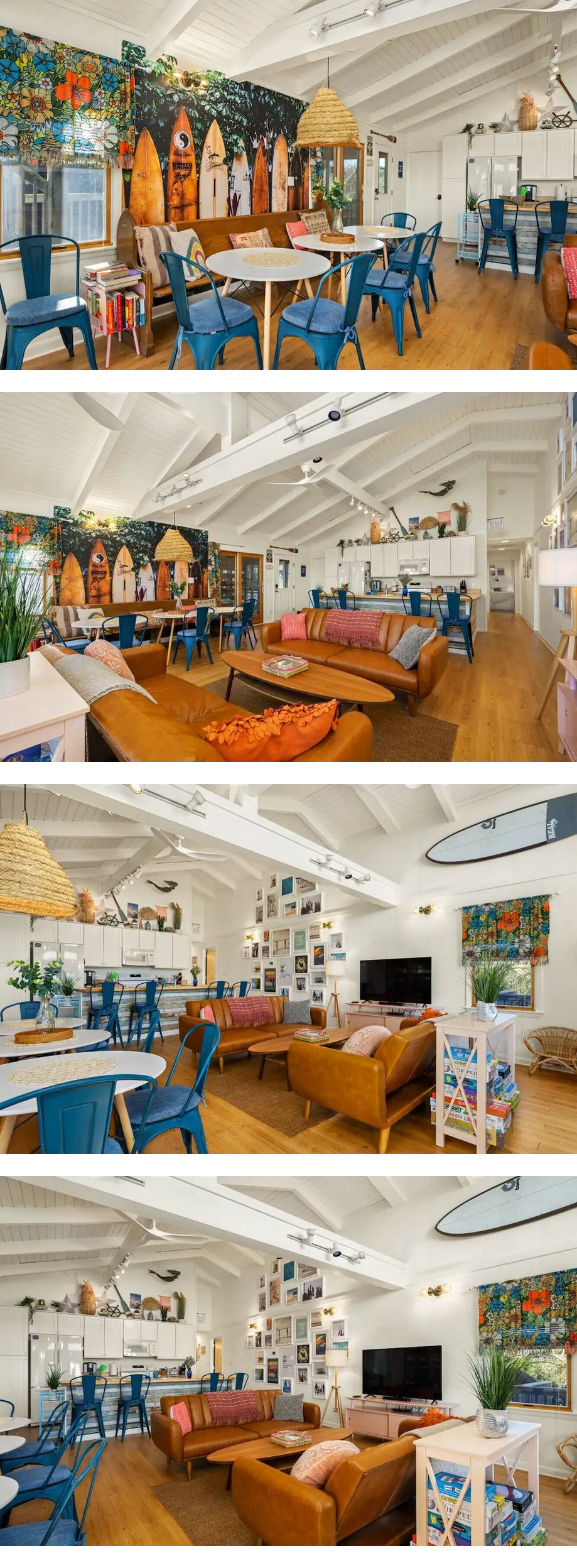 Direct Beach Access with Modern Beachy V...