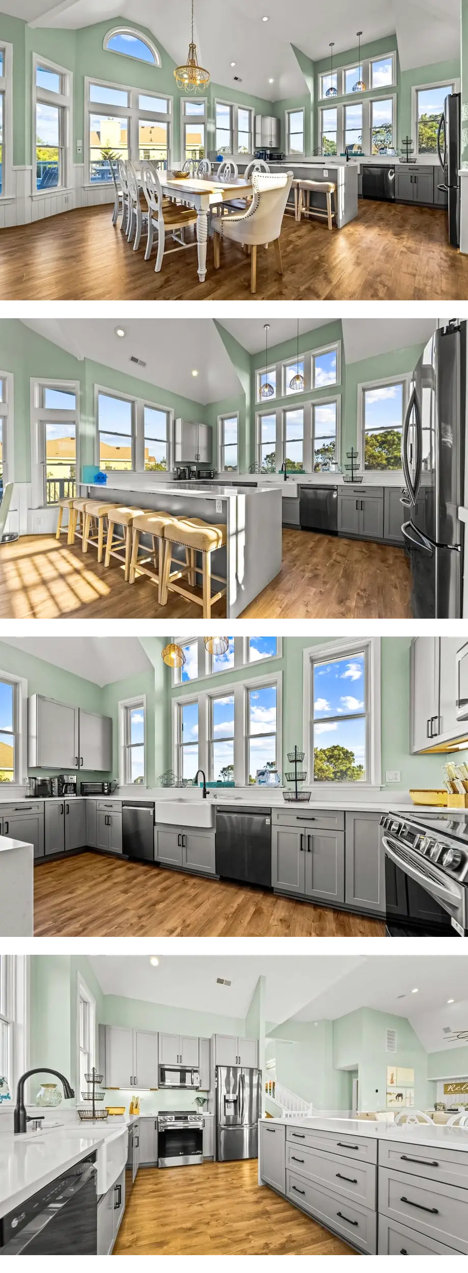 Modern 6BR OBX | Oceanside, Heated Pool,...