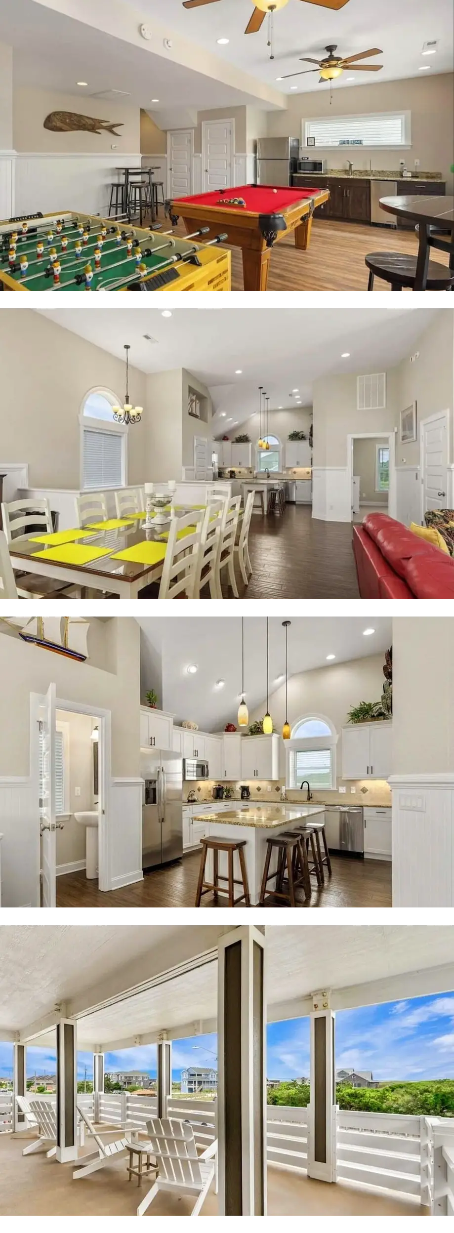 Stunning Semi Oceanfront Nags Head 5BR h...
