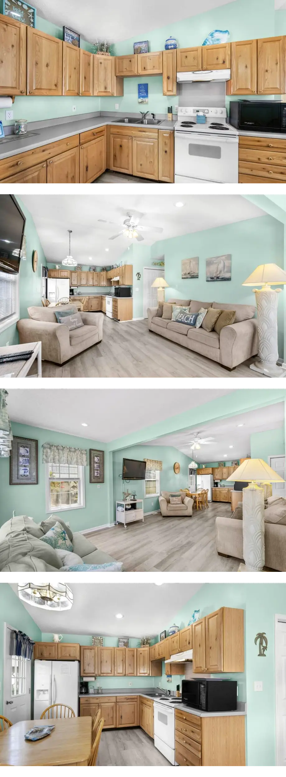 Open + Airy home w/Golf Cart, in Ocean L...