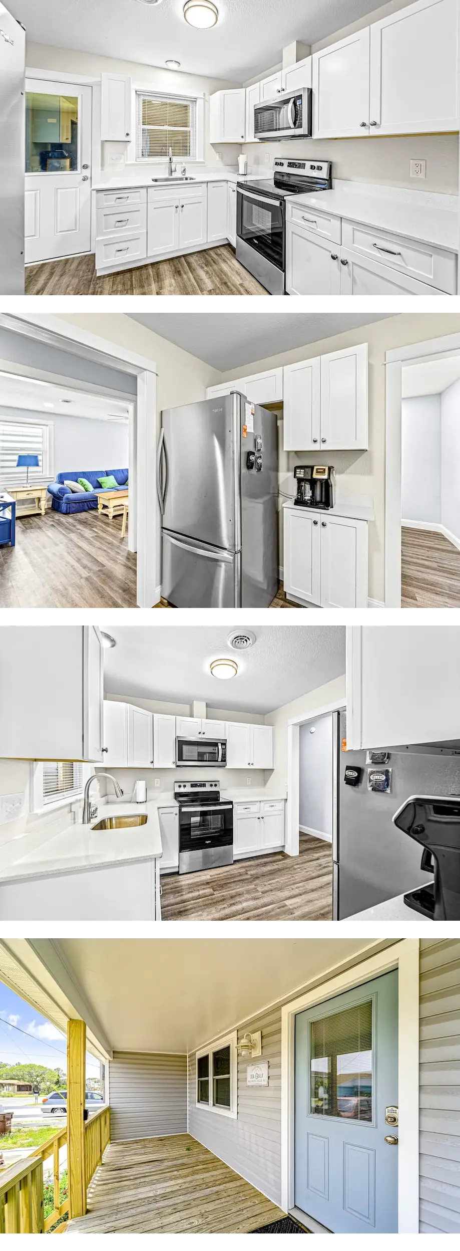 3BR near beach/pier with AC & W/D