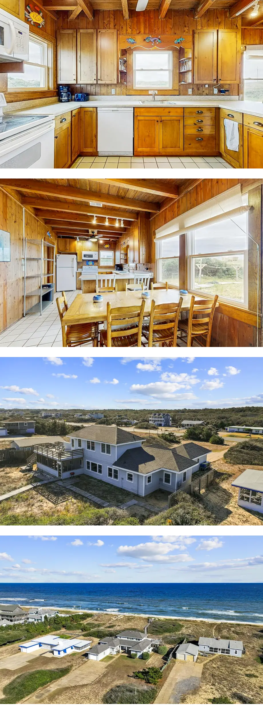 5BR Southern Shores home with direct bea...