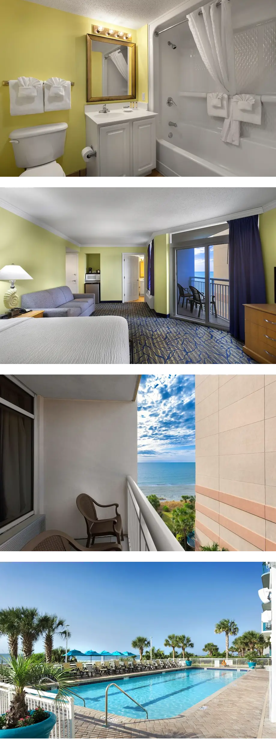Serene Oceanview Suite Along Myrtle Beac...