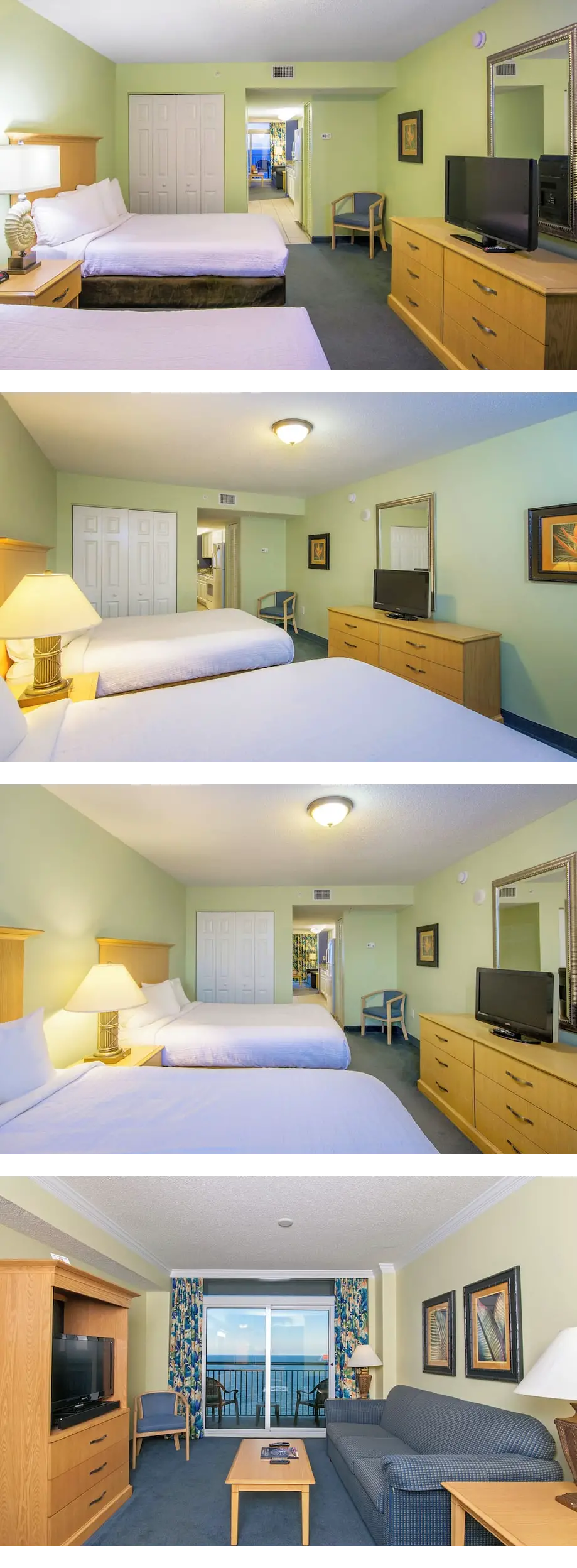 2 Bright Oceanview Suites with Full Kitc...