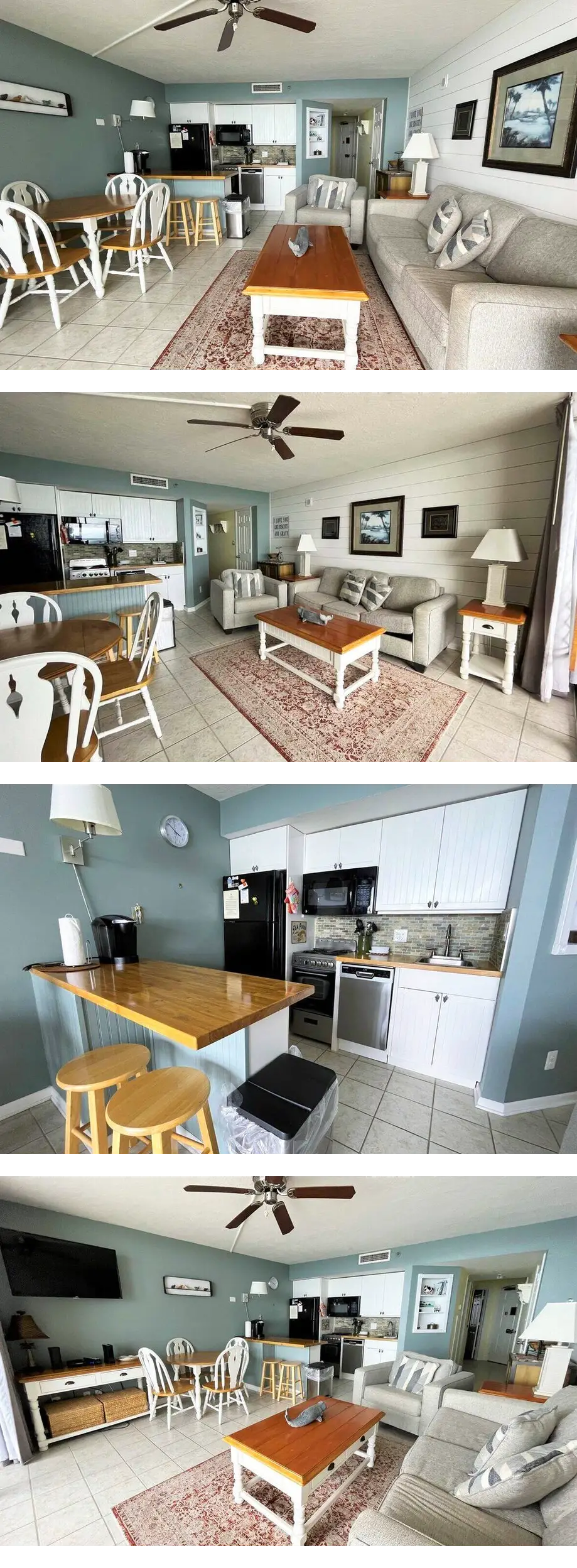 Great views from Oceanfront condo on the...