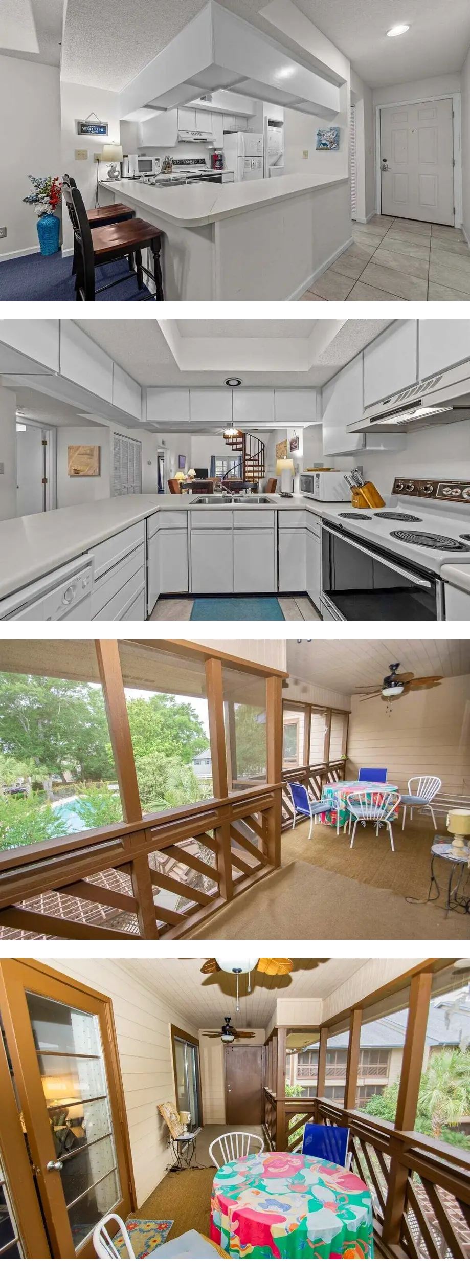 2BR/2Ba condo overlooking pool. Near Bea...