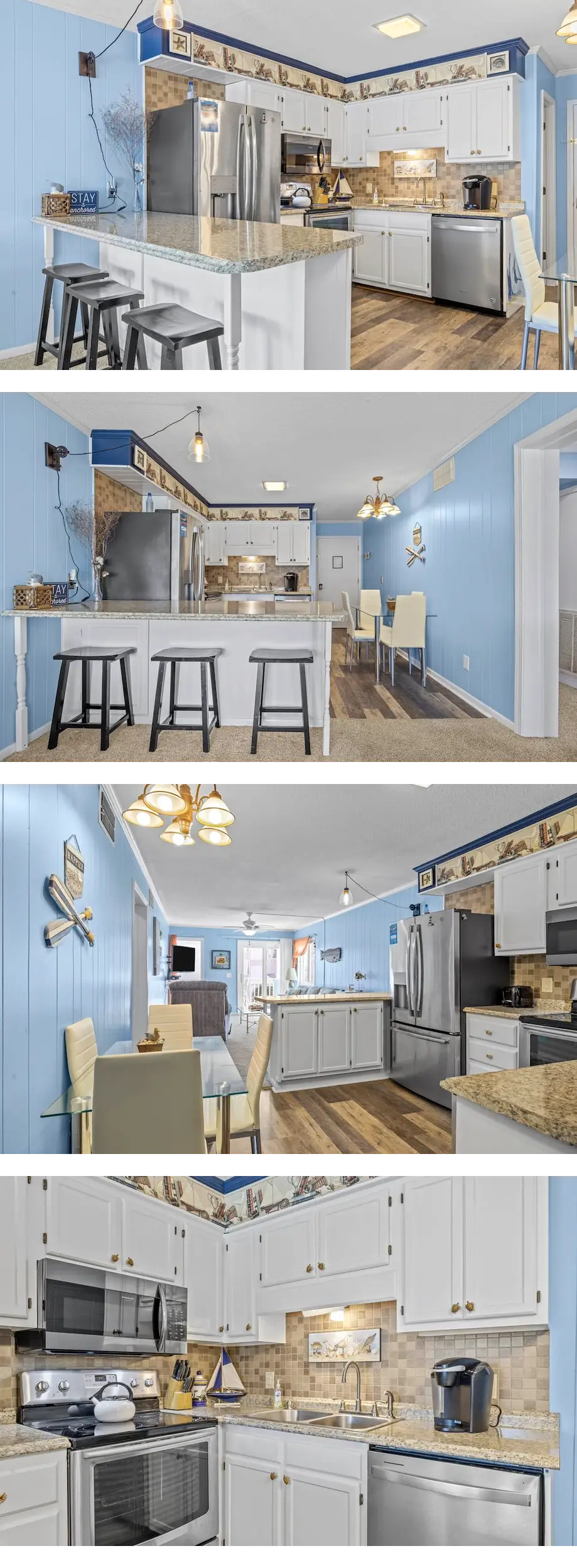 Ocean-view condo with beach access, WiFi...