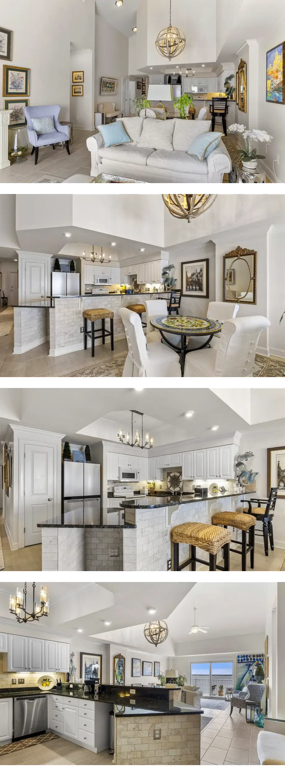 Waterfront condo with balcony, grill, wa...