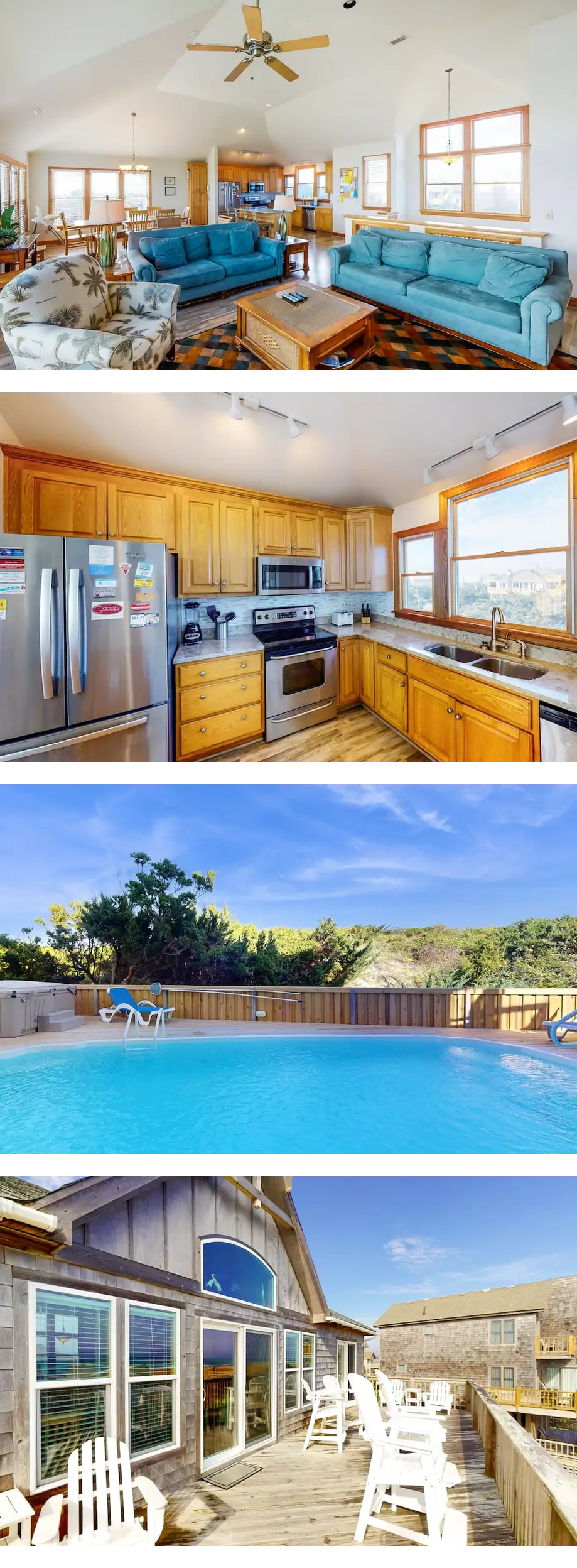 Oceanfront house with private pool, hot ...