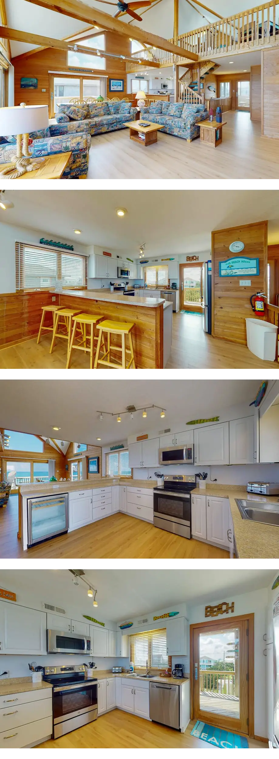 Oceanfront 4 bedroom house w/ AC, ocean ...