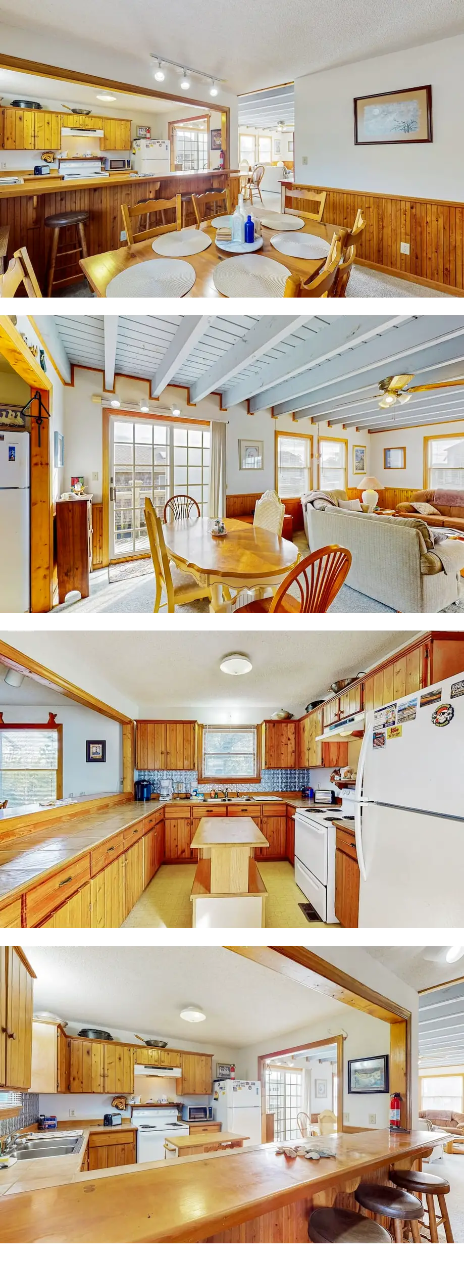 Lovely home close to the sand with wood ...