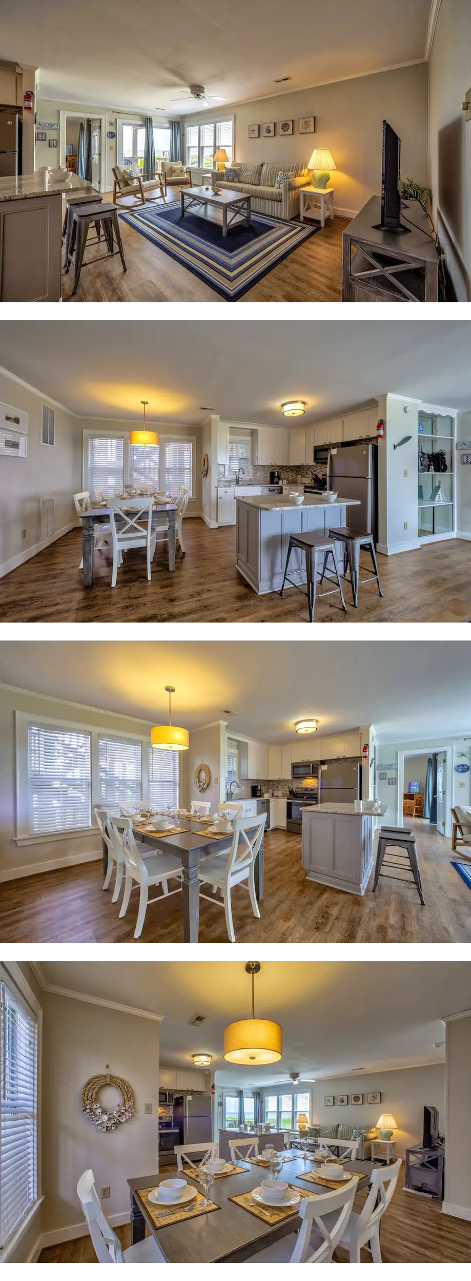 Bright, updated oceanfront home with sha...