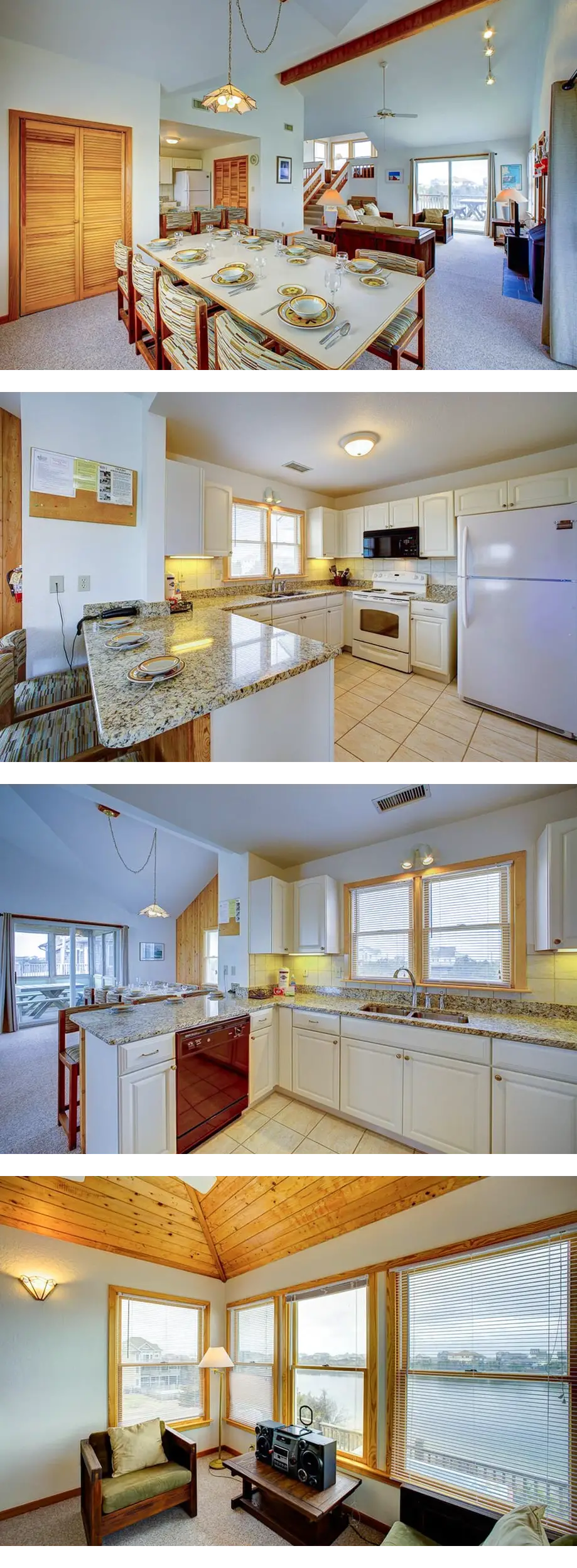 Home on private lake between beach & sou...