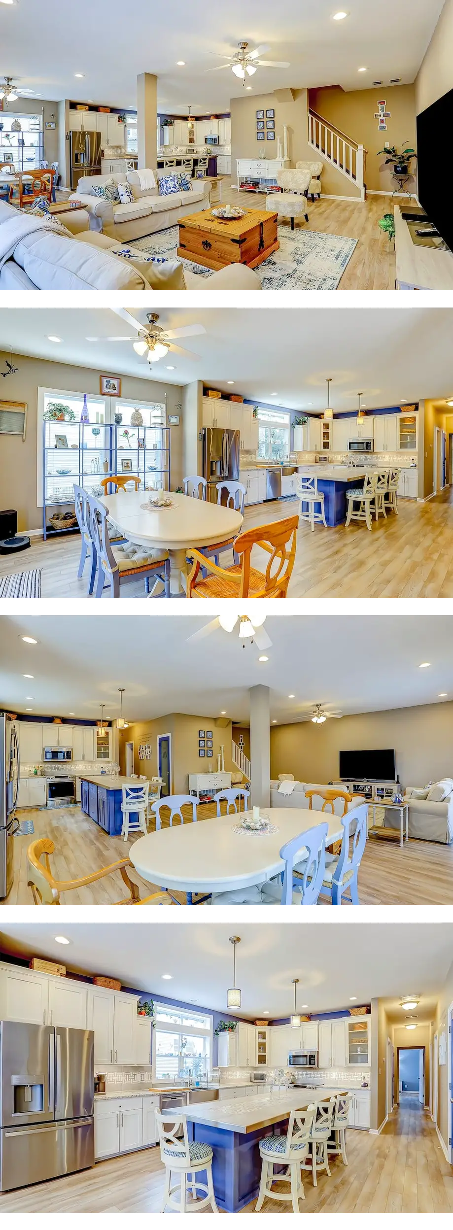 Gorgeous home 4 blocks from beach with c...