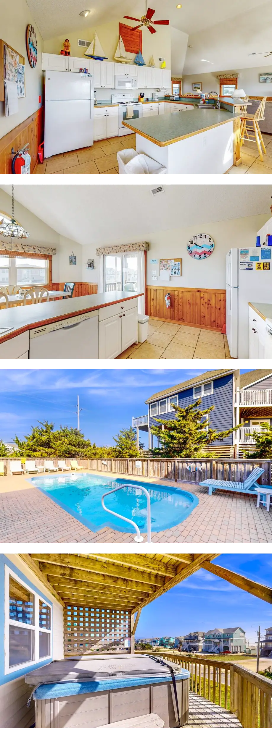 Ocean-view house with central AC & priva...