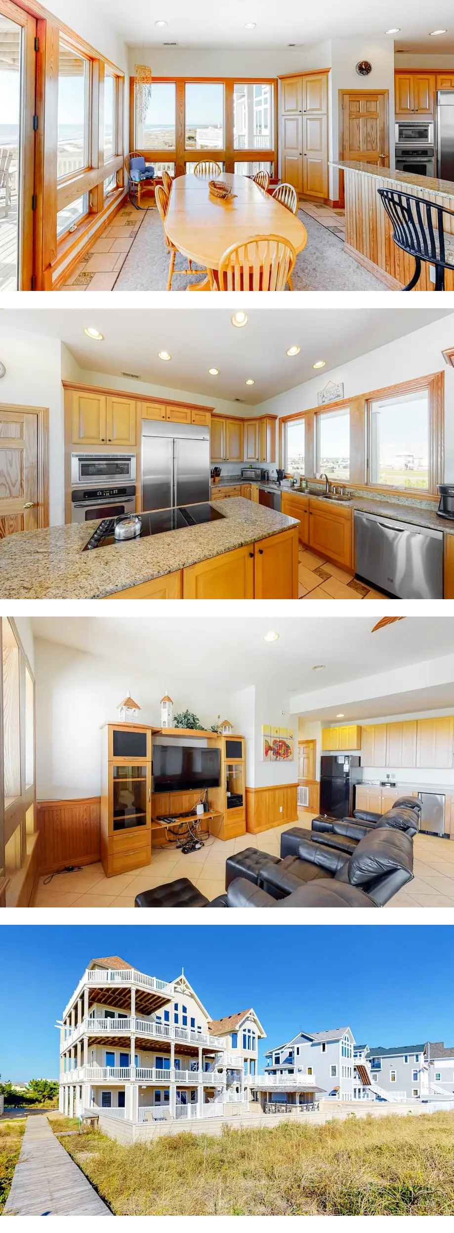 Oceanfront, dog-friendly house with priv...