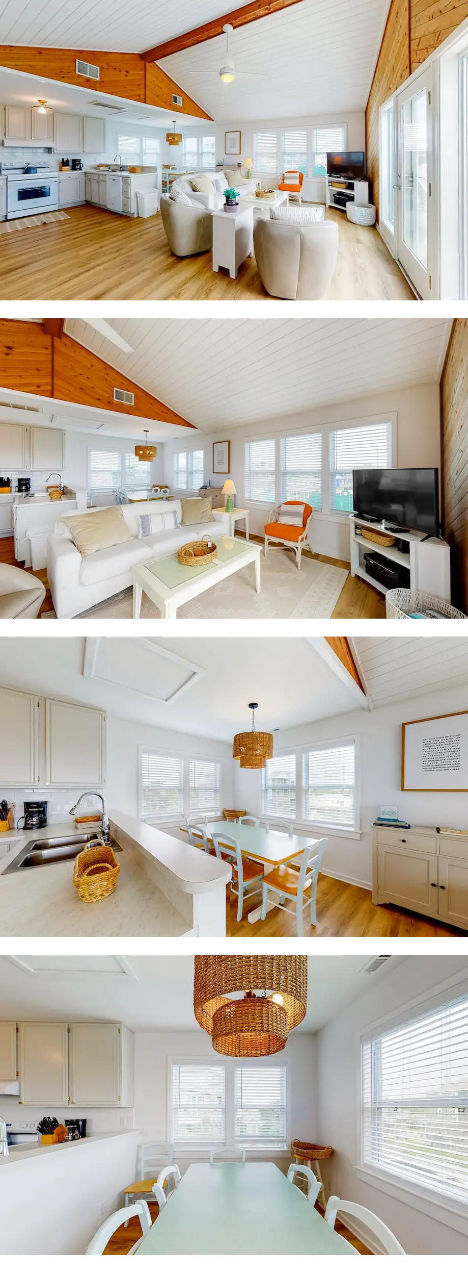 Light-filled canal front home w/deck, wa...