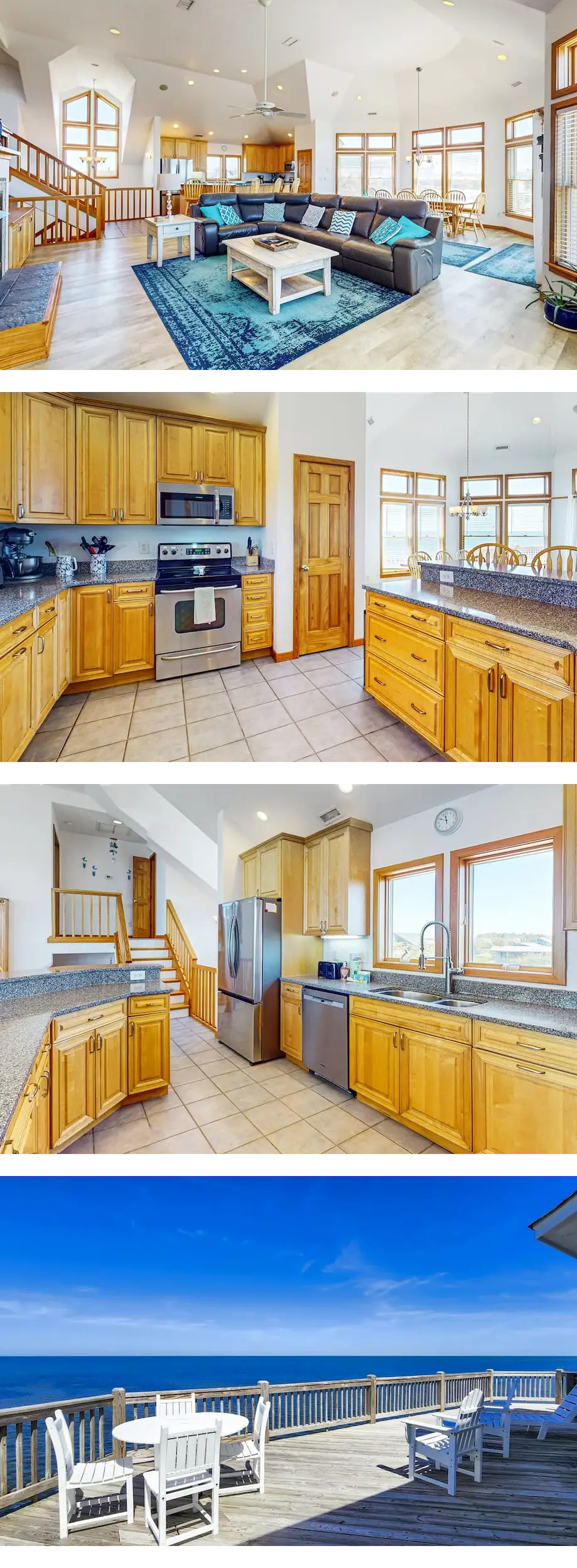 Waterfront home w/ private hot tub, suns...