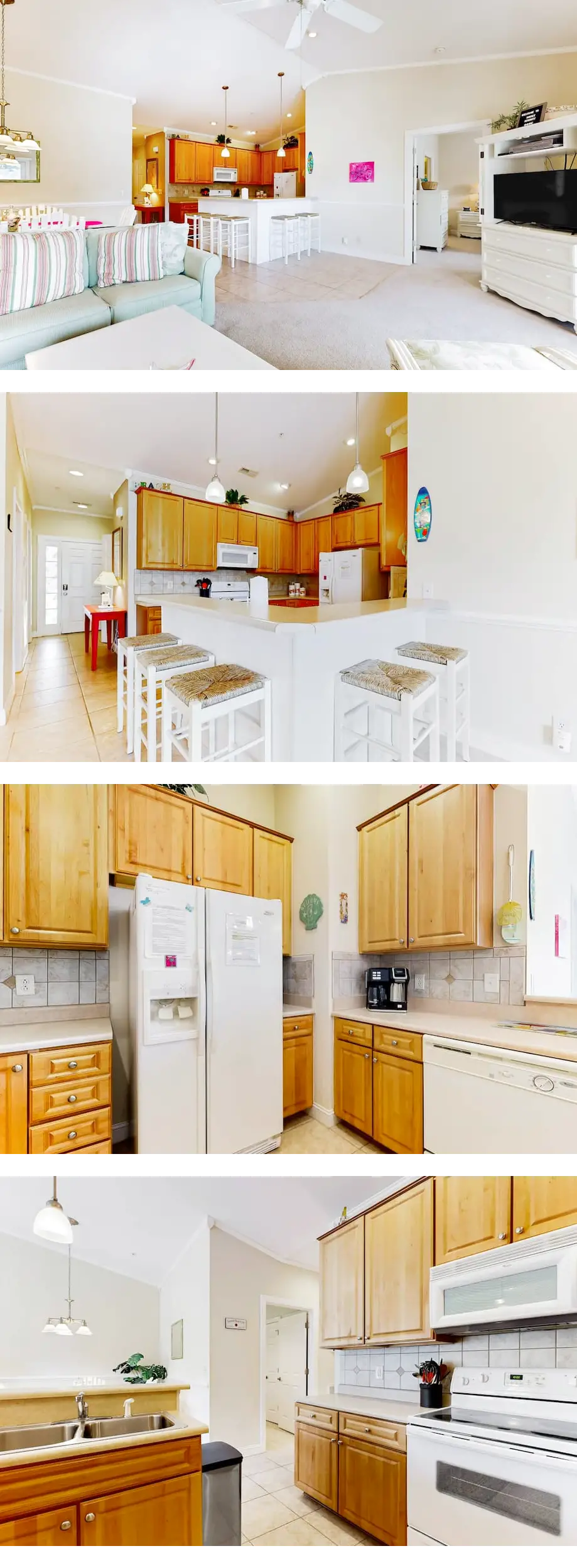 Sunny condo with a pool, balcony, chef's...