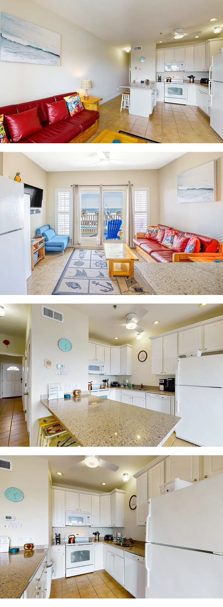 Second-floor oceanfront condo with ocean...