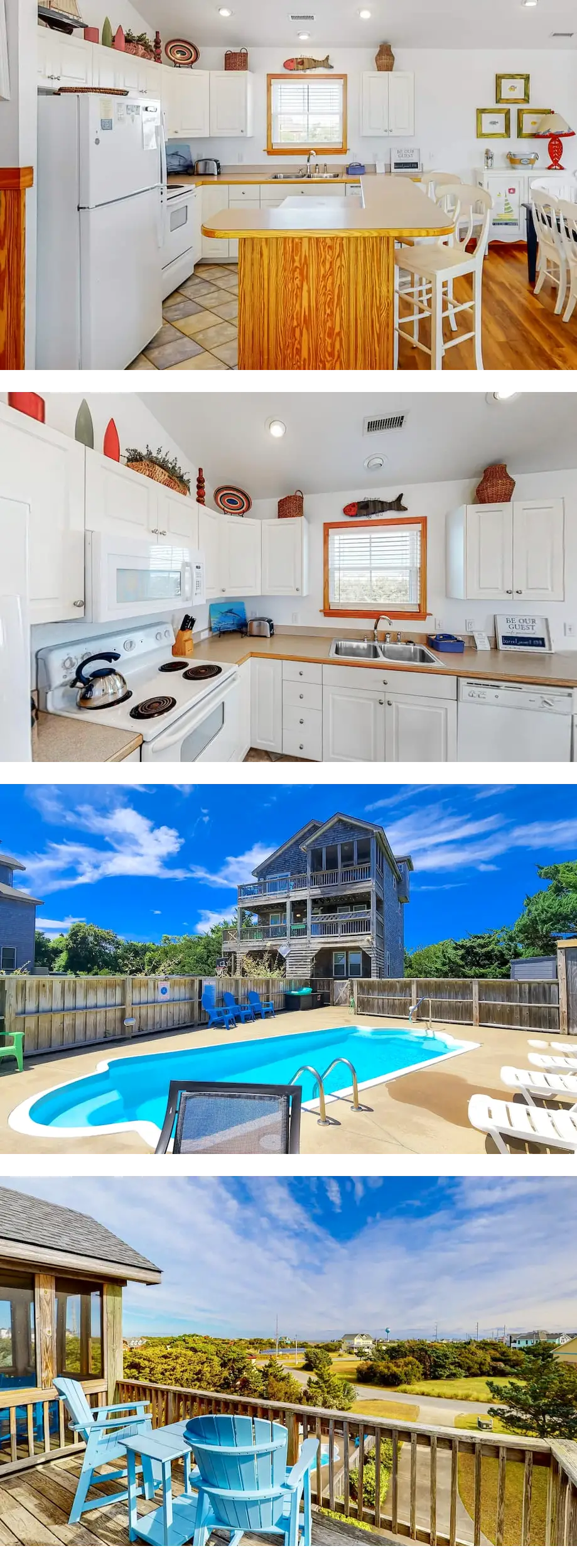 Waterfront house near beach access with ...