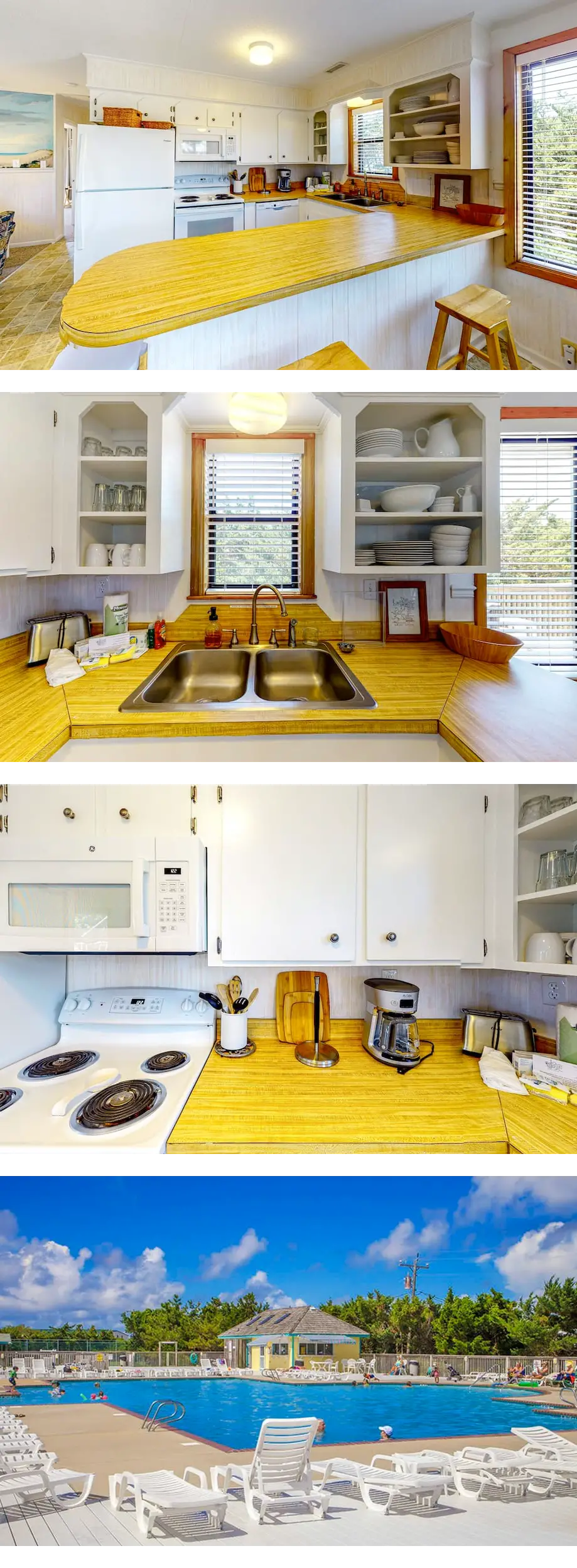 Oceanside home with pool access, rooftop...