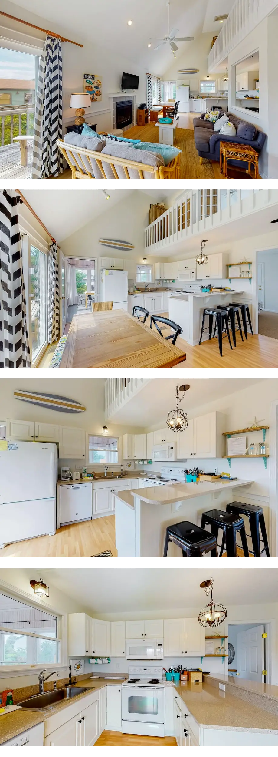 Ocean view home 5 houses from the beach ...