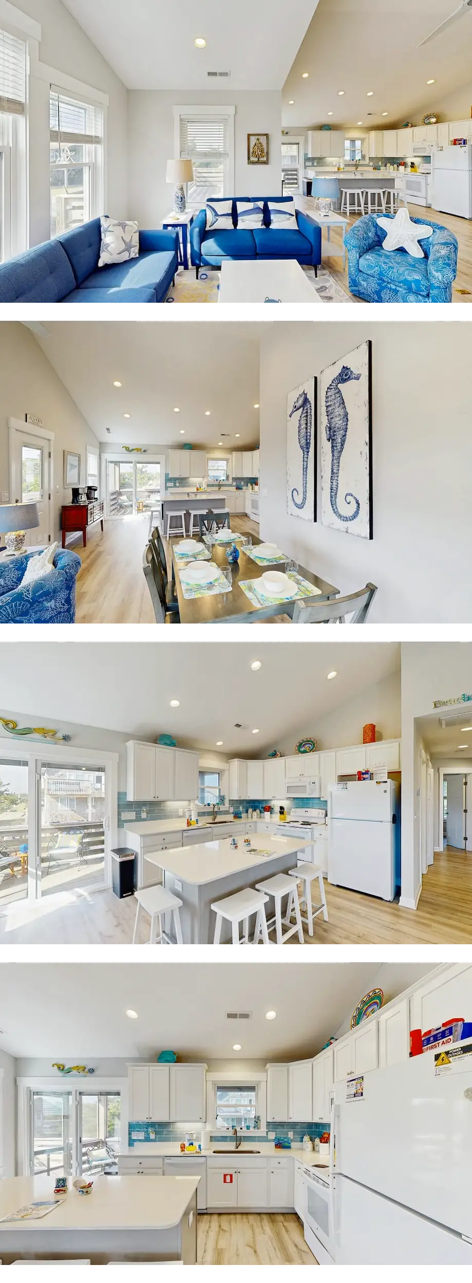 Beautiful house nestled between beach & ...