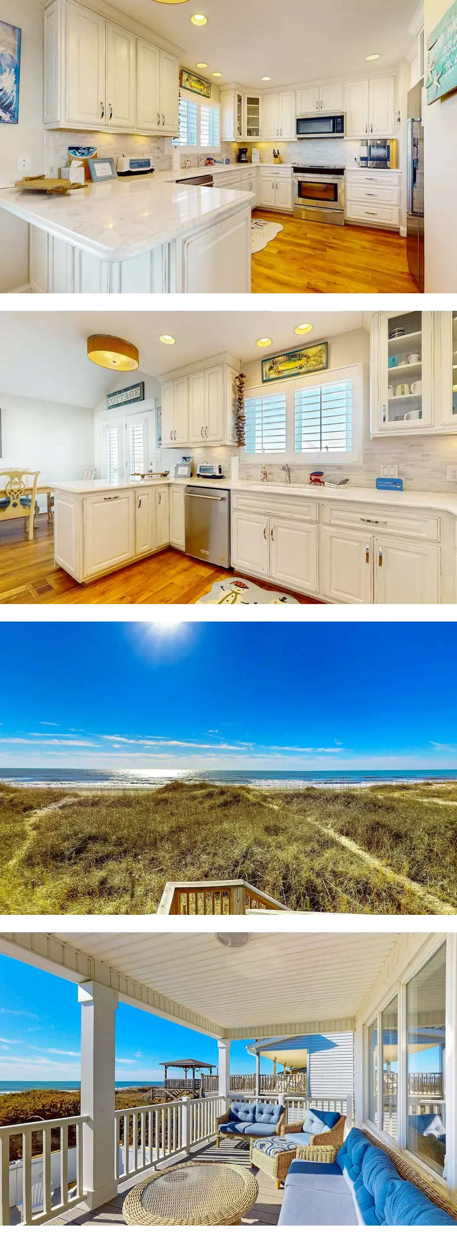 Gorgeous oceanfront home with beach acce...