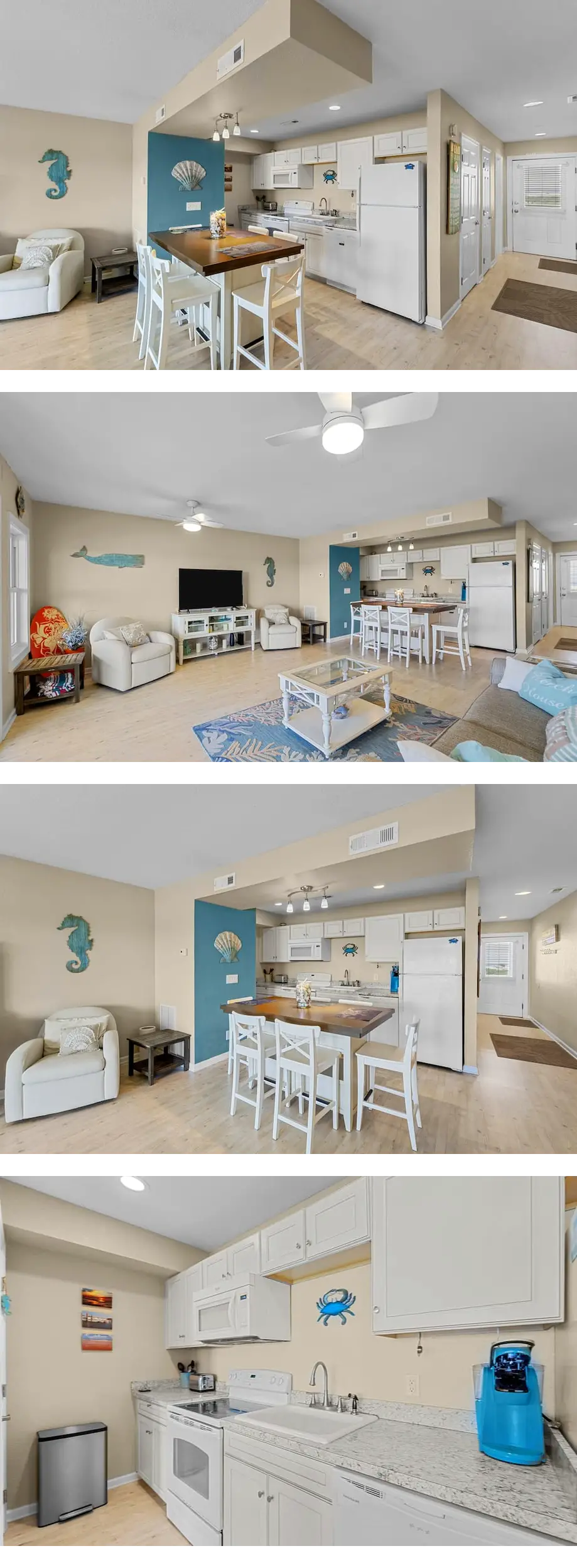 Cozy Beach Condo with Water views, Full ...