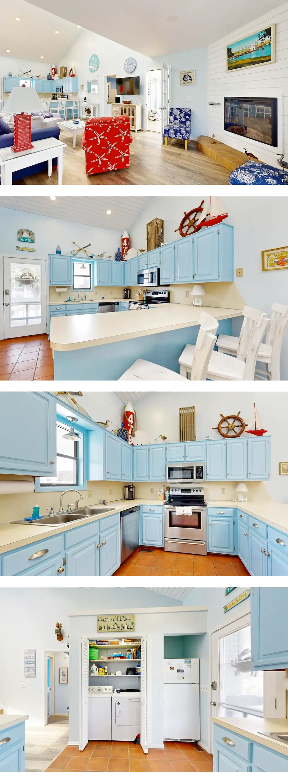 Dog-friendly home 1 block from the beach...