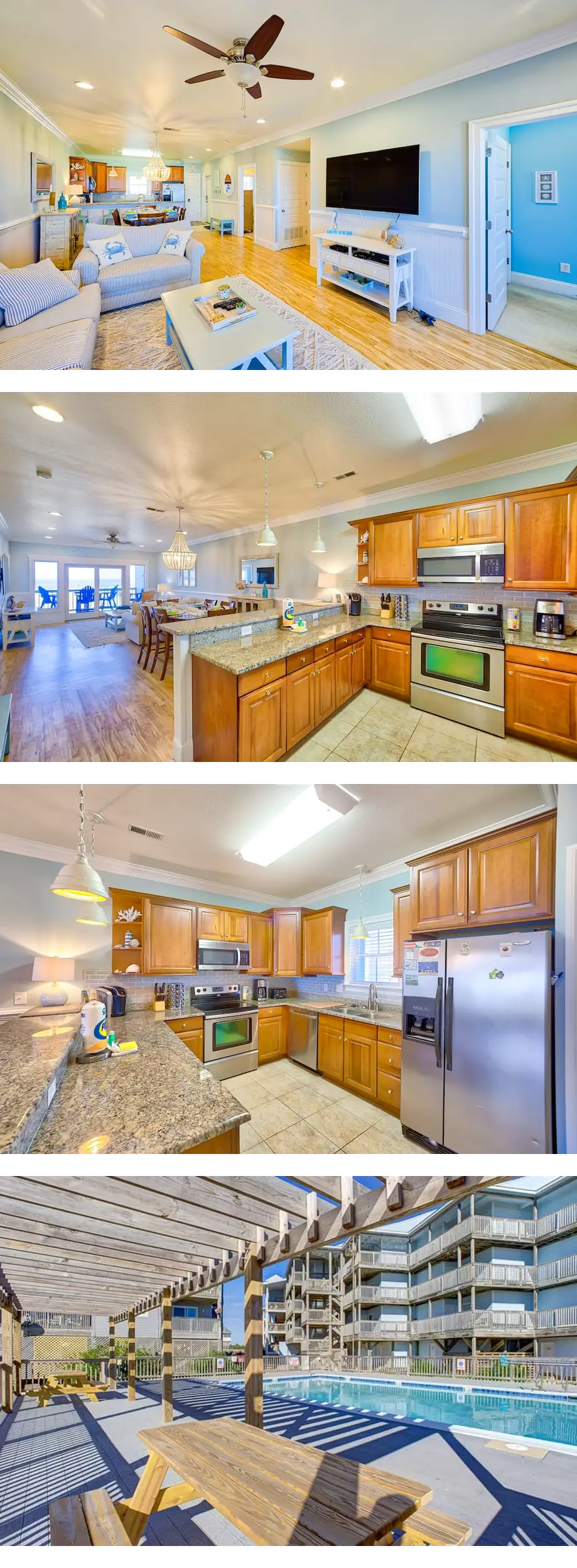 Open, beautiful ocean-view home with poo...