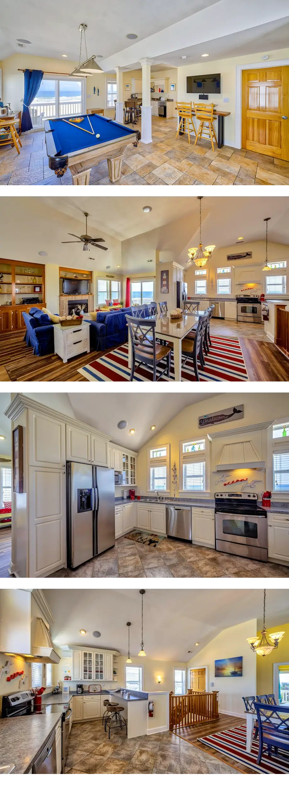 Oceanfront home with private hot tub & p...