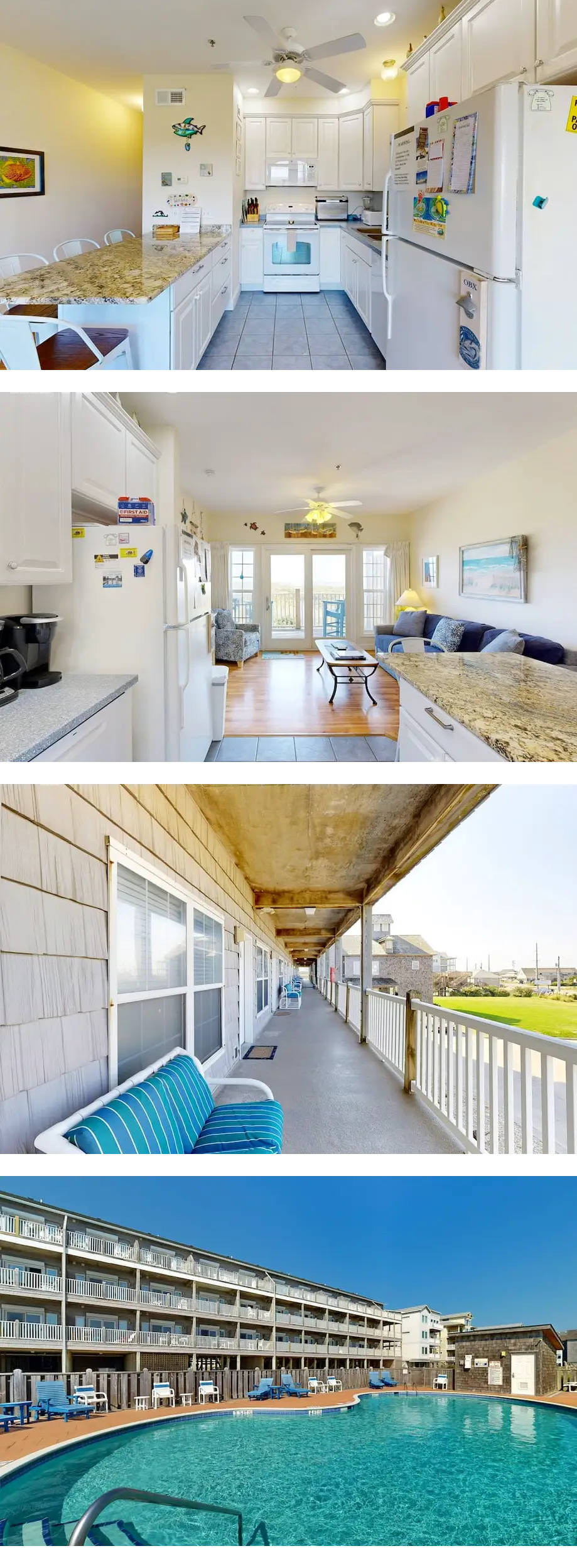 Inviting beachfront condo featuring hot ...