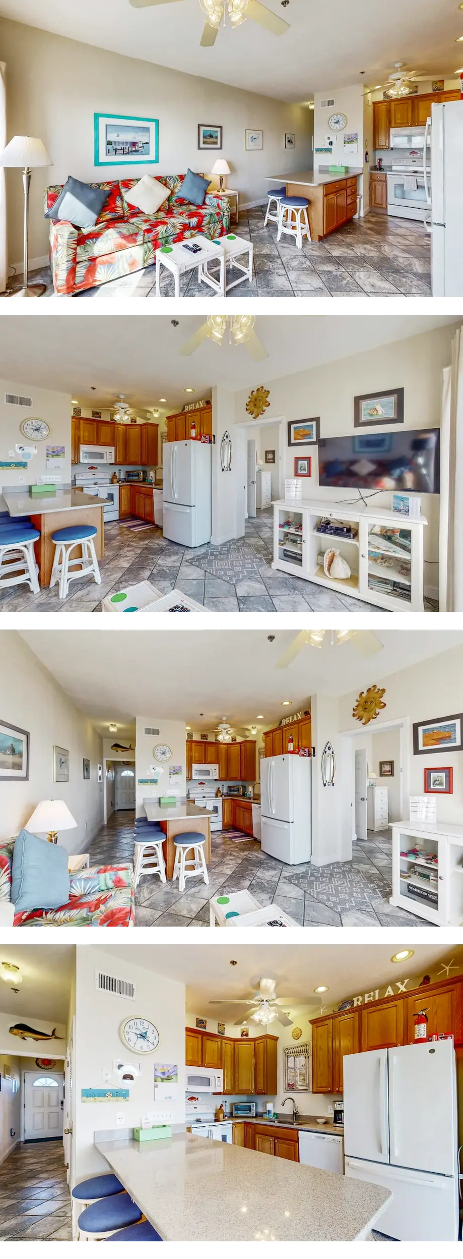 Sun-kissed beachfront condo with central...