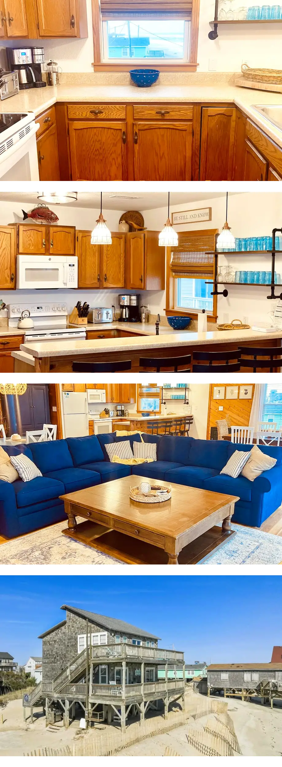 Dog-friendly oceanfront home with large ...