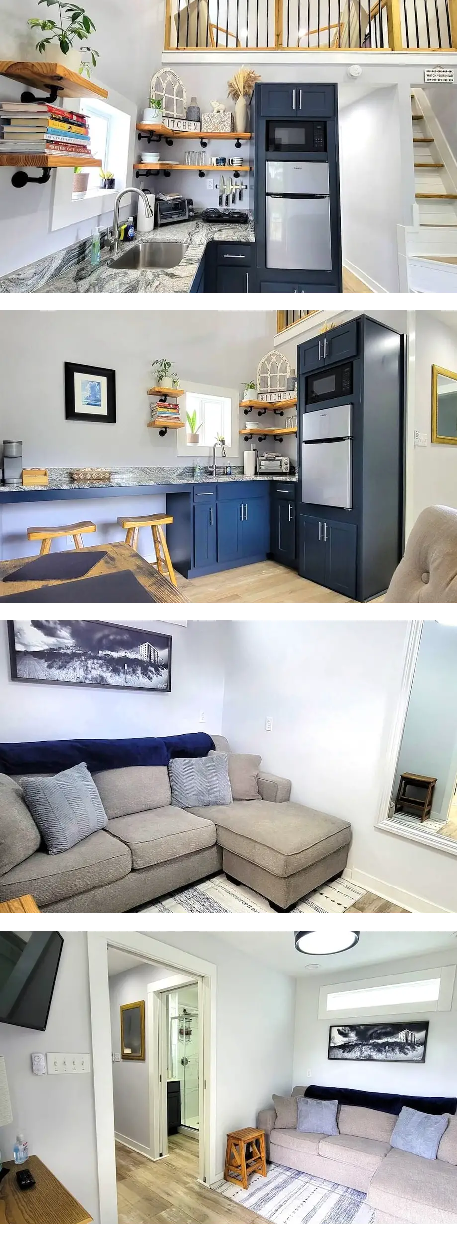 Tiny Home with Loft, Short Drive to WB