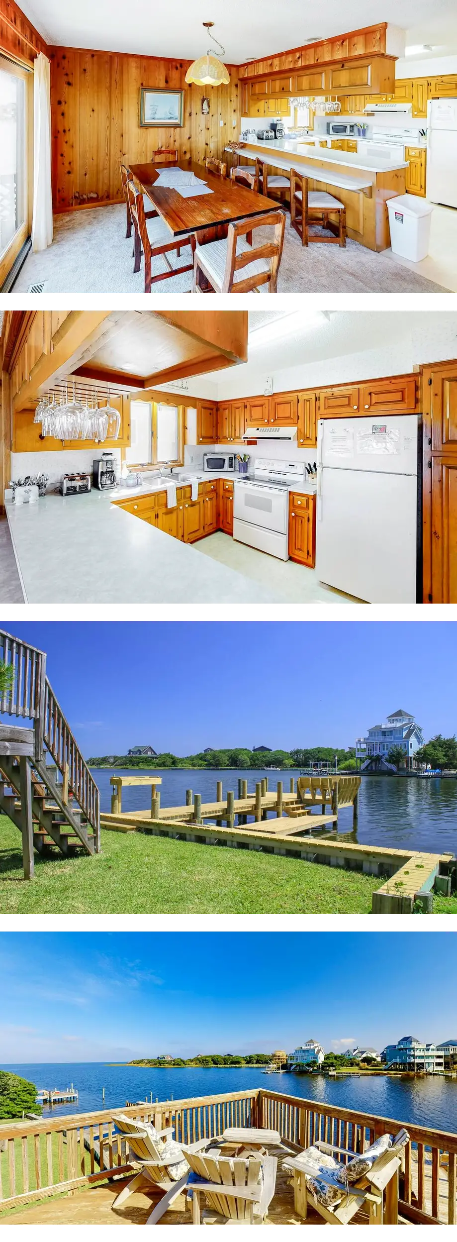 Waterfront home with amazing sunrise/set...