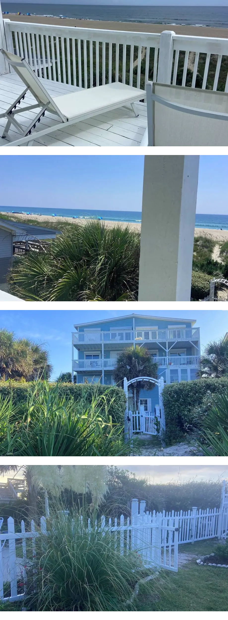 Family friendly oceanfront townhome only...