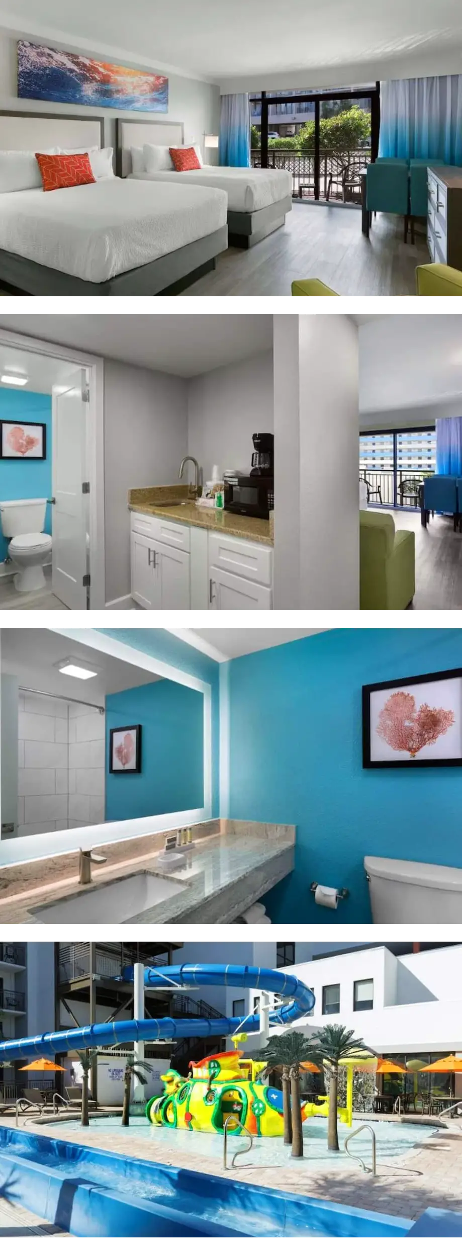 Ocean View Suite w/ Waterslide, Indoor P...